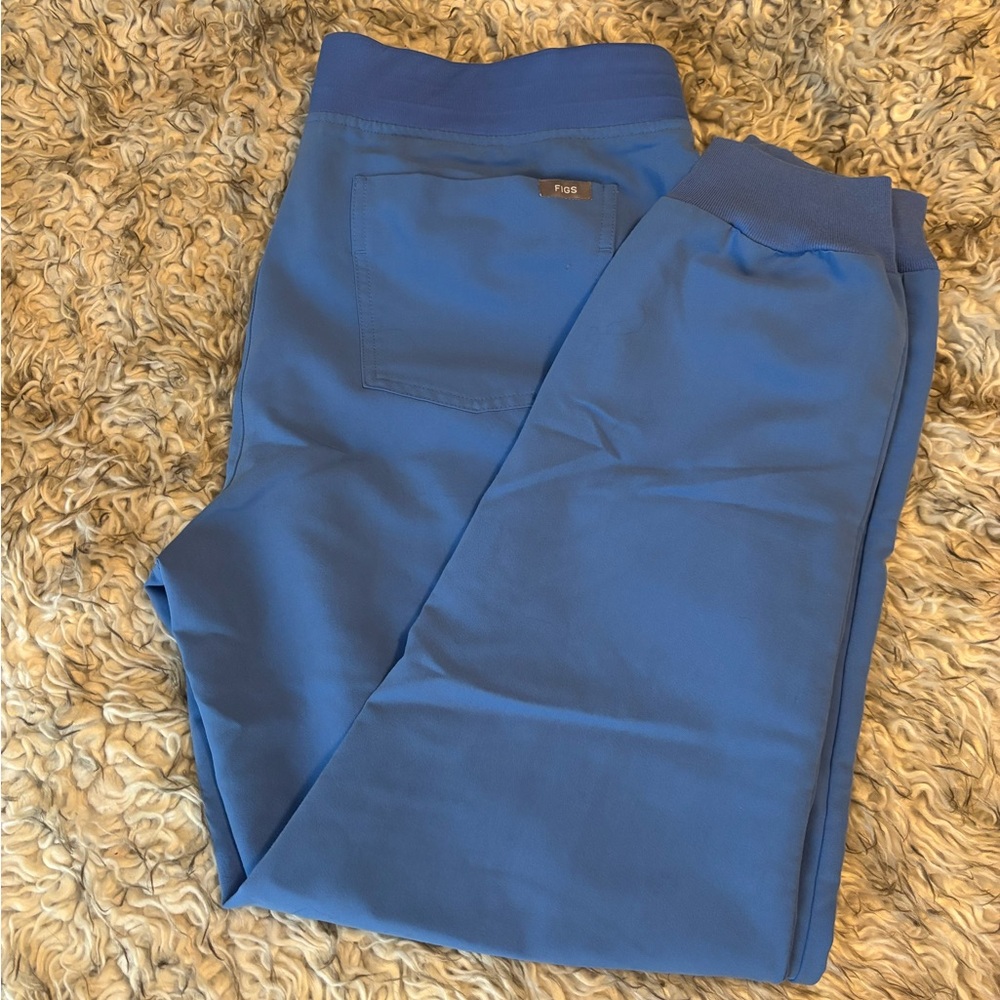 Figs Zamora joggers size large blue